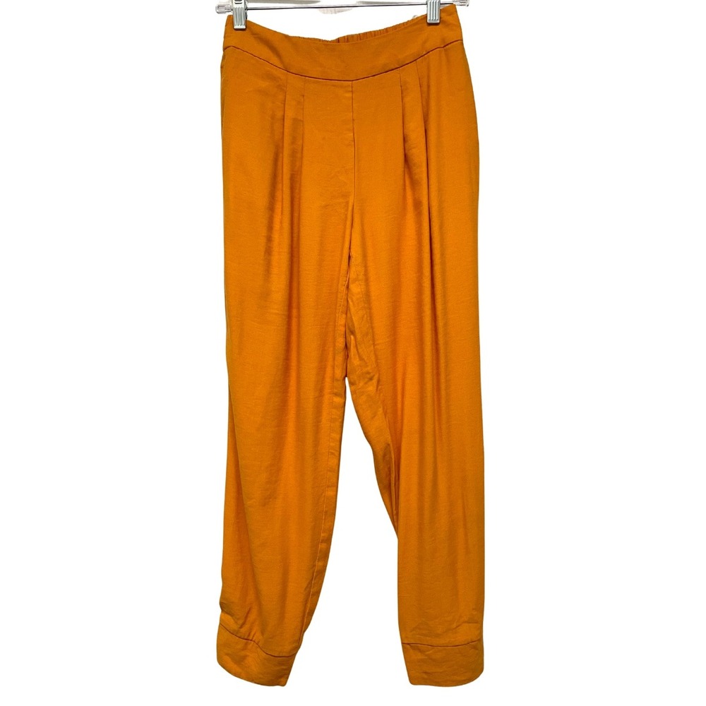 I.N.C. International Concepts Orange Tapered Pleated Ankle Pants - Sz 2